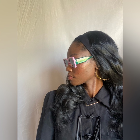 Pink Cheetah print sunglasses - Picture 4 of 4